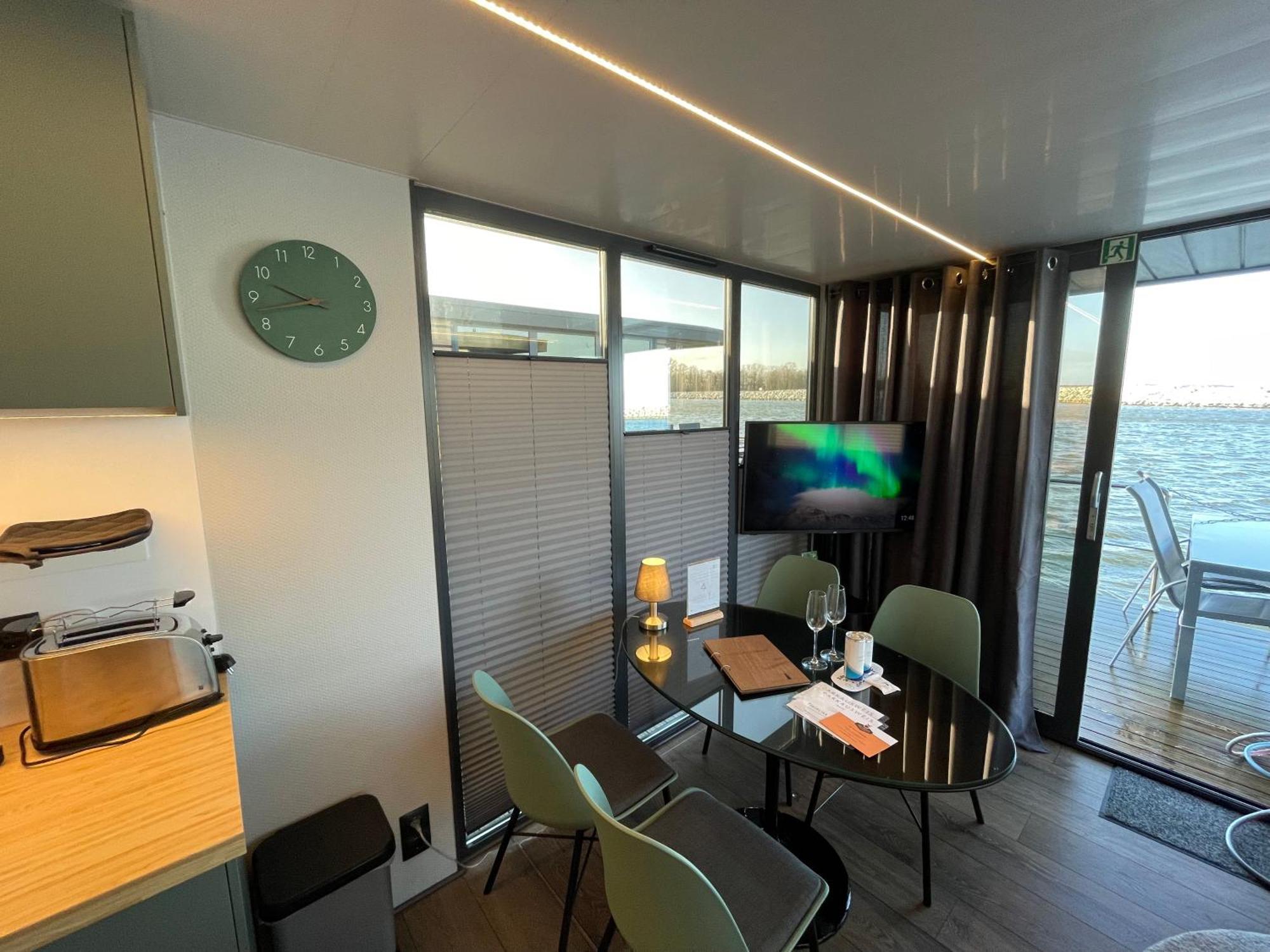 Готель Hausboot Fjord Baltica Mit Dachterrasse In Барт Екстер'єр фото