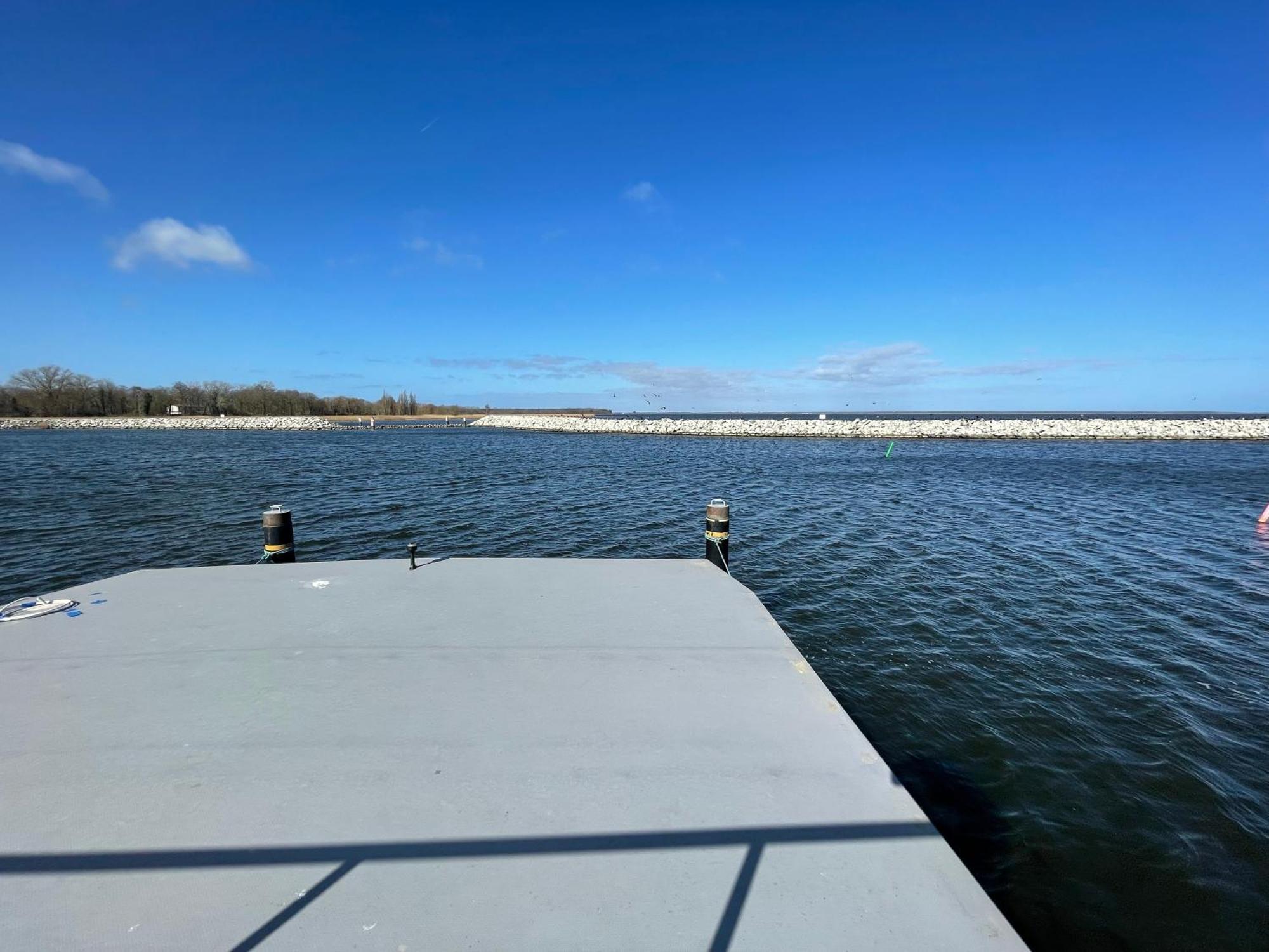 Готель Hausboot Fjord Baltica Mit Dachterrasse In Барт Екстер'єр фото