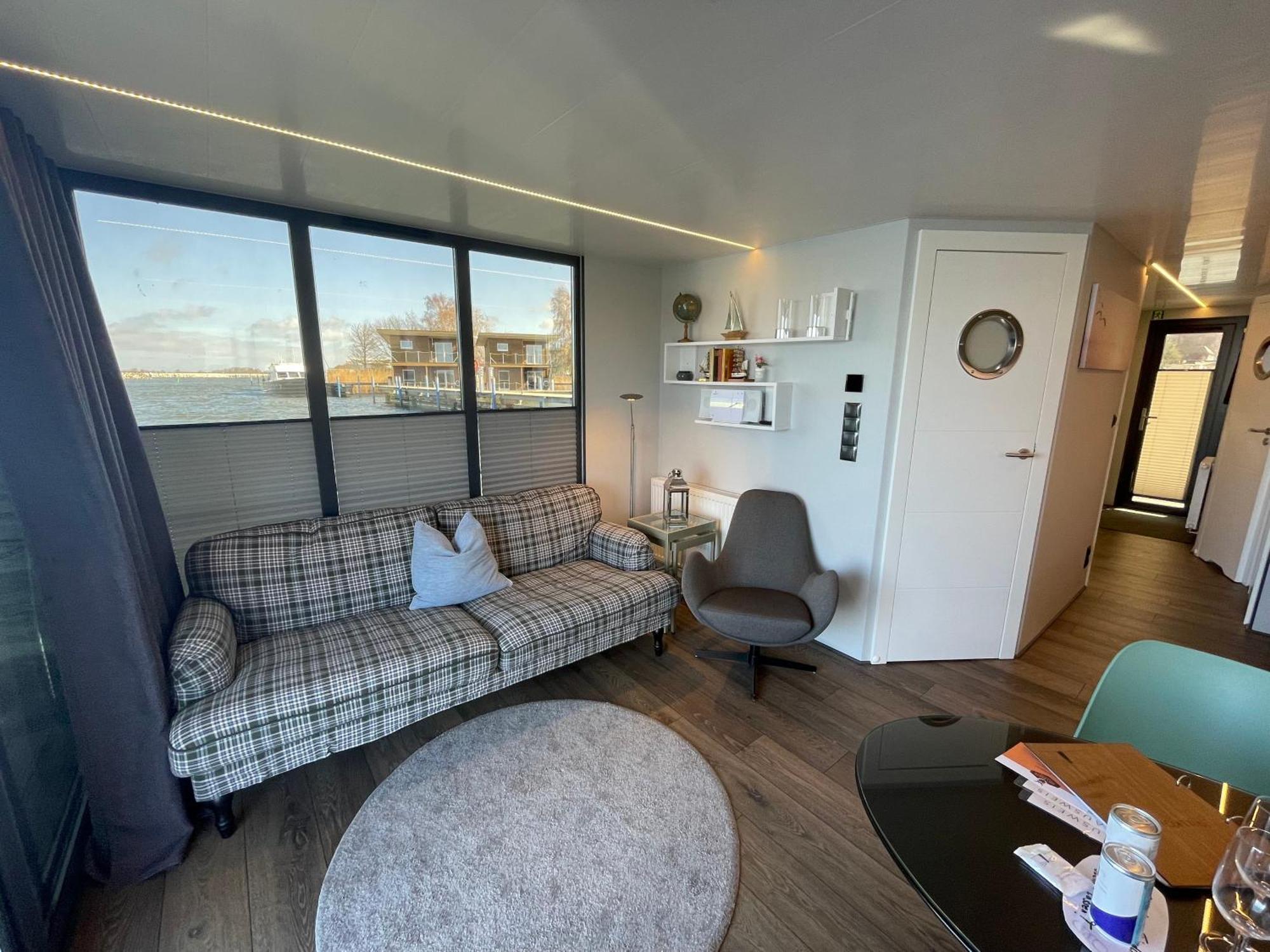 Готель Hausboot Fjord Baltica Mit Dachterrasse In Барт Екстер'єр фото